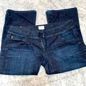 Hudson dark wash boot cut jeans
